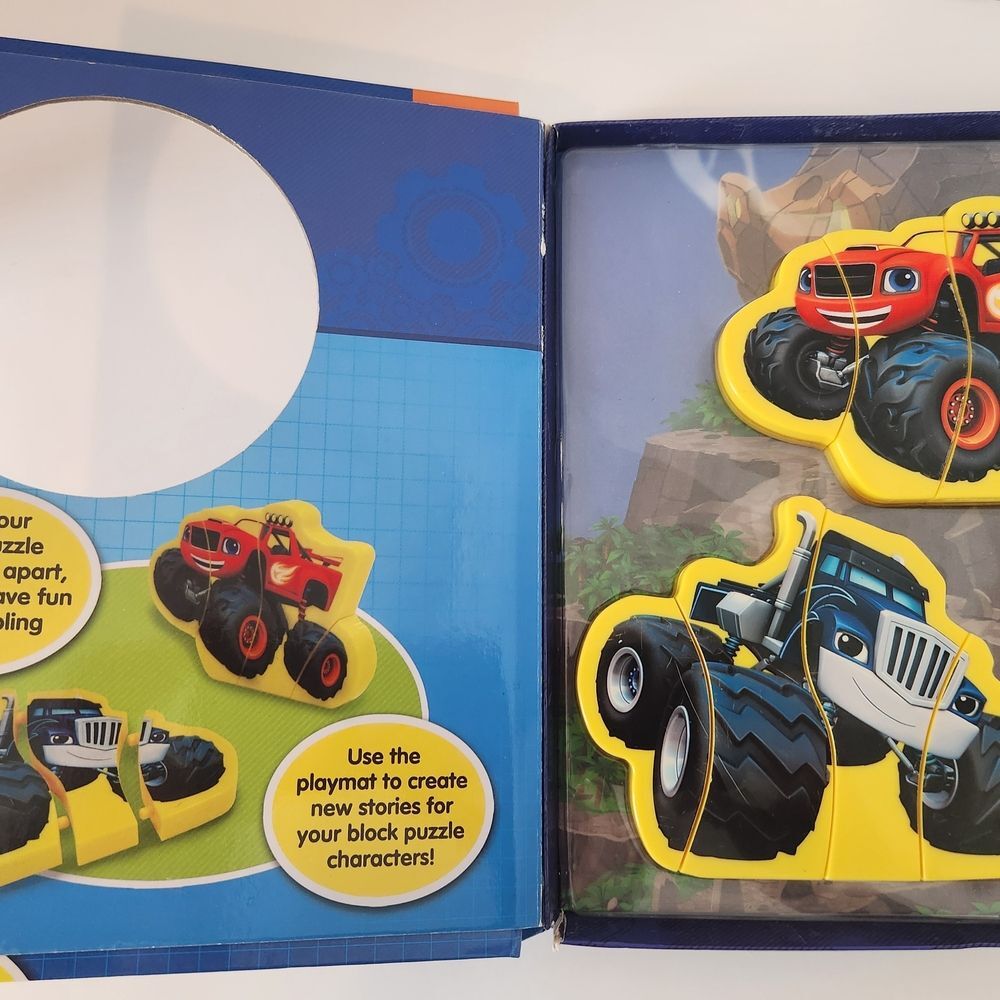 Blaze and the Monster Machines Truck Puzzle and Board Book